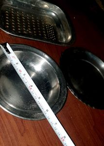 Set of 3 Stainless Steel Kitchen Utensils