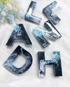 Customizable Resin Letter Keychain