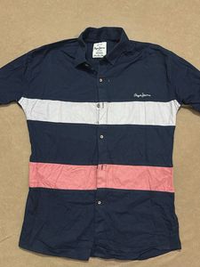 pepe jeans navy blue shirt