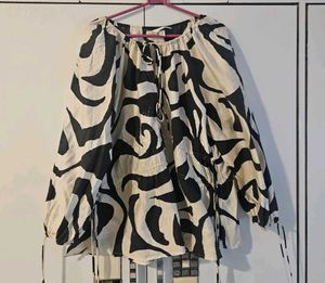 h&amp;m print top