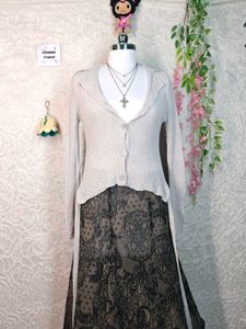 Y2K Lightweight Knit Cardigan