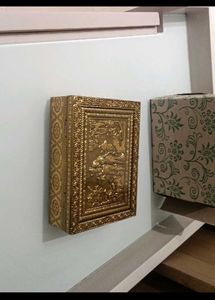 Antique Gold Embossed Box
