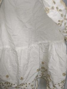 White Embroidered Top( Never Used).