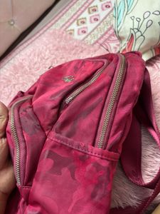 Genie Pink Camo mini Backpack