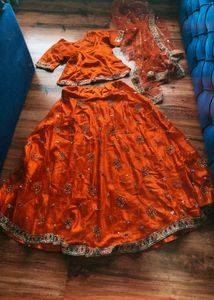 y2k Lehenga Choli Dupatta Set