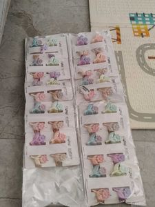 Cute Flower Hair Clips Set