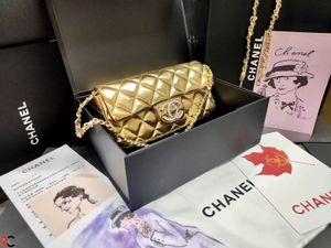 CHANEL* *MINI QUILTED MESSENGER BAG* WD BOX