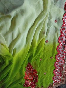 Dual Colour Beautiful Saree😍😘.