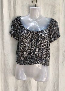 Floral Print Off-Shoulder Top