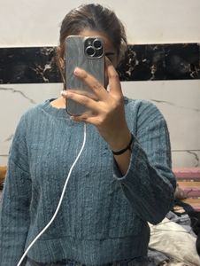 Cozy Textured Long-Sleeve Top