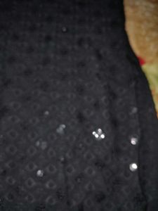 Black Sequined Kurta
