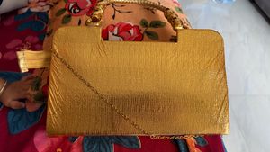 Gold Embellished Clutch