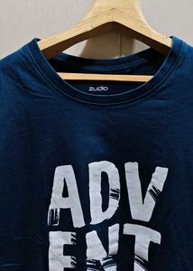 Men's Blue Adventure Graphic T-Shirt