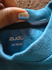 orange and blue 🔵 clourde kids Sweatshirt