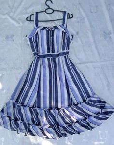 Elegant Striped Summer Dress