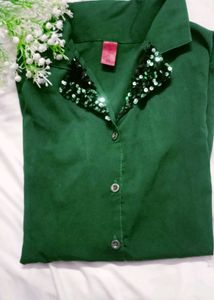 ✨ Stylish green Co_ord set✨