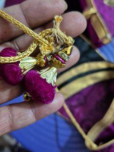 Vibrant Purple &amp; Gold Blouse
