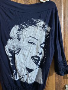 Marilyn Monroe Graphic Print Top