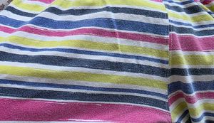 combo top and Colorful Striped Leggings