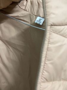 Cream  buffer half jacket