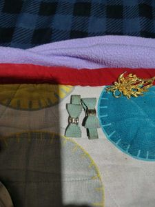 Cute Striped Hair Clips