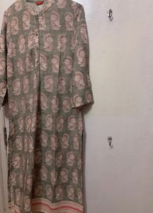 Beautiful W rayon Beige kurta is for sale ❤️