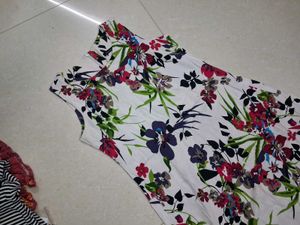 Floral Sleeveless A-Line Dress