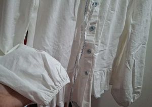 white cotton top
