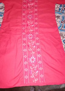 Women's Elegant Cotton Kurti – Available in Sea Gr