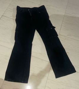 Cargo Black Jeans