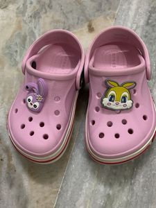 Cute Pink Kids Crocs