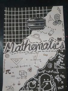 Hand-Drawn Mathematics design Front page