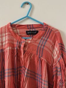 Plaid Tunic Top