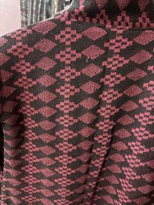Stylish Maroon &amp; Black Printed Kurta
