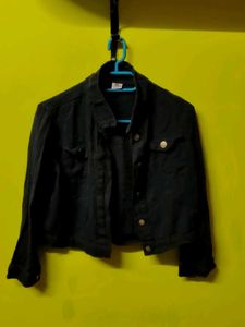Black Denim Jacket set of 2