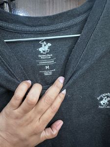 Men's Charcoal Long Sleeve T-Shirt