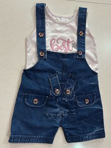 Cute Denim Overalls for Girls