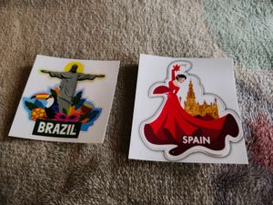 Travel book and stickers