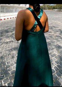 Elegant Emerald Green Maxi Dress