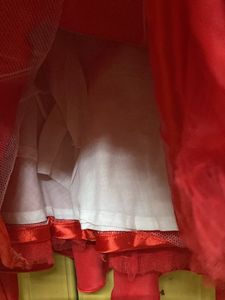 Party Wear Satin Frock For Girls
