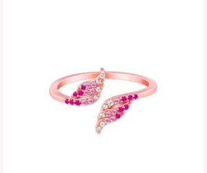 Gorgeous ombre ring 925 silver Adjustable