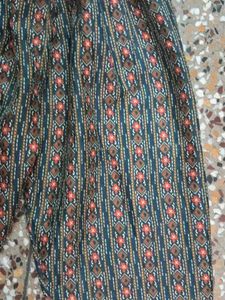 Blue Floral Print Kurta