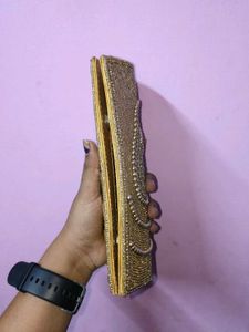 Elegant Beaded Clutch Bag