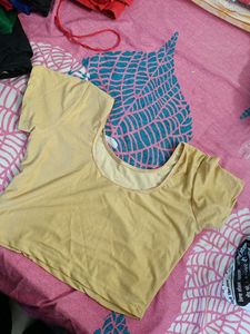 Yellow Cotton Blouse