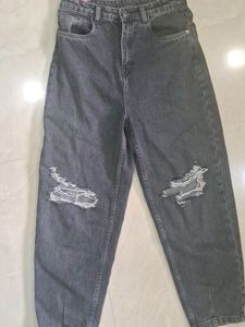 A classic mom jeans