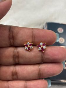 Elegant Floral Stud Earrings