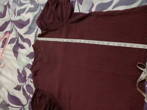 Sheer Puff Sleeve Top