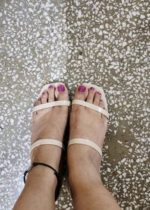 Eridani Beige Block Heels