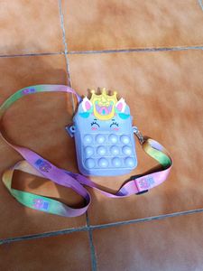 Cute Unicorn Pop-It Pouch