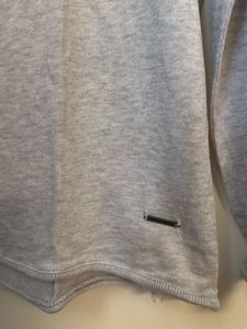 ZARA Men's Grey Long Sleeve T-Shirt
